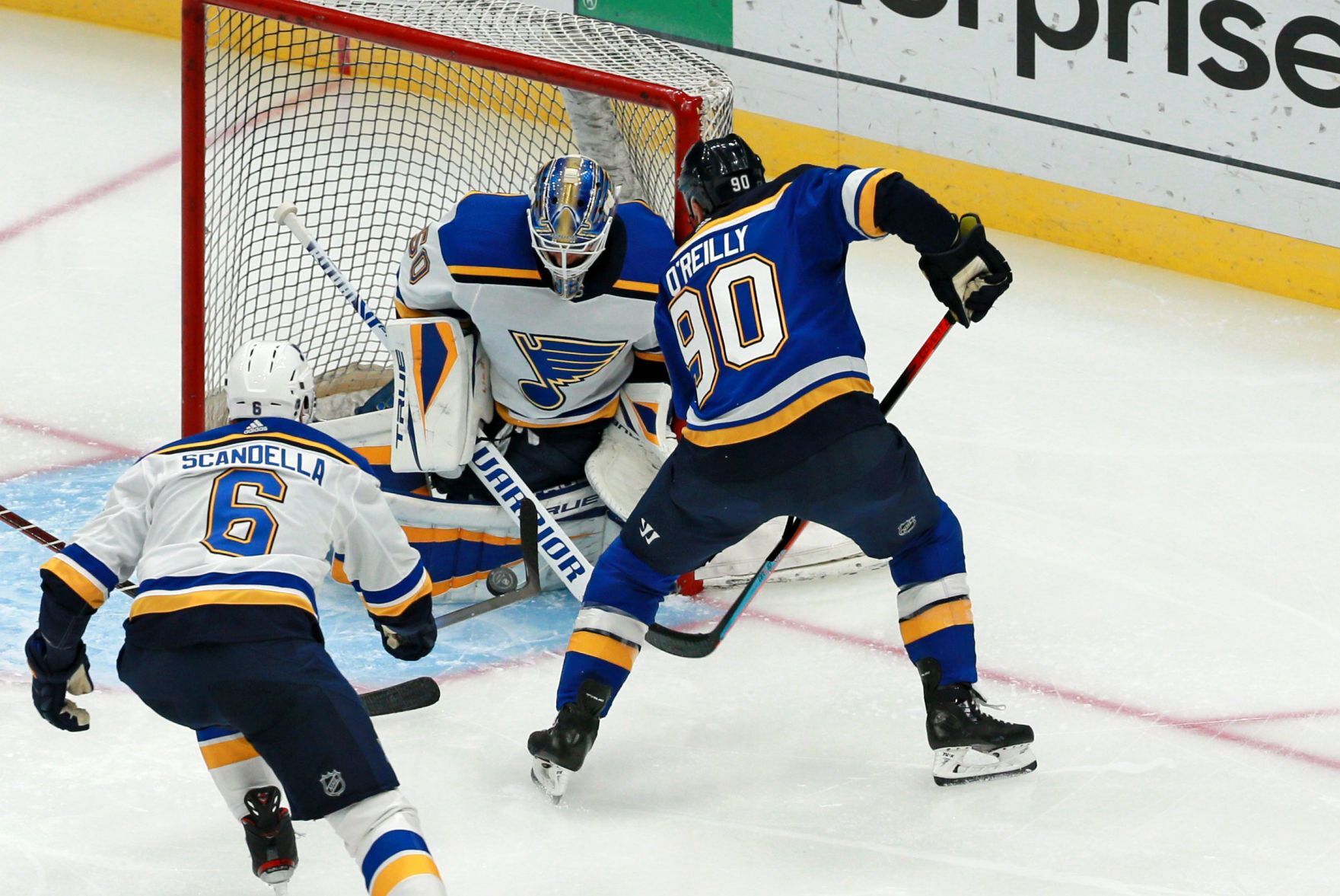 Blues hold first scrimmage at Enterprise